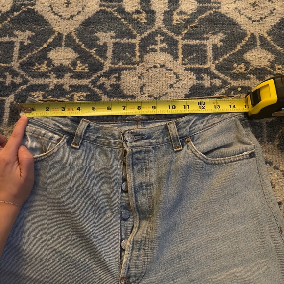 Re/Done x Levis Light Wash Bootcut Flare Jeans - Picture 3 of 7